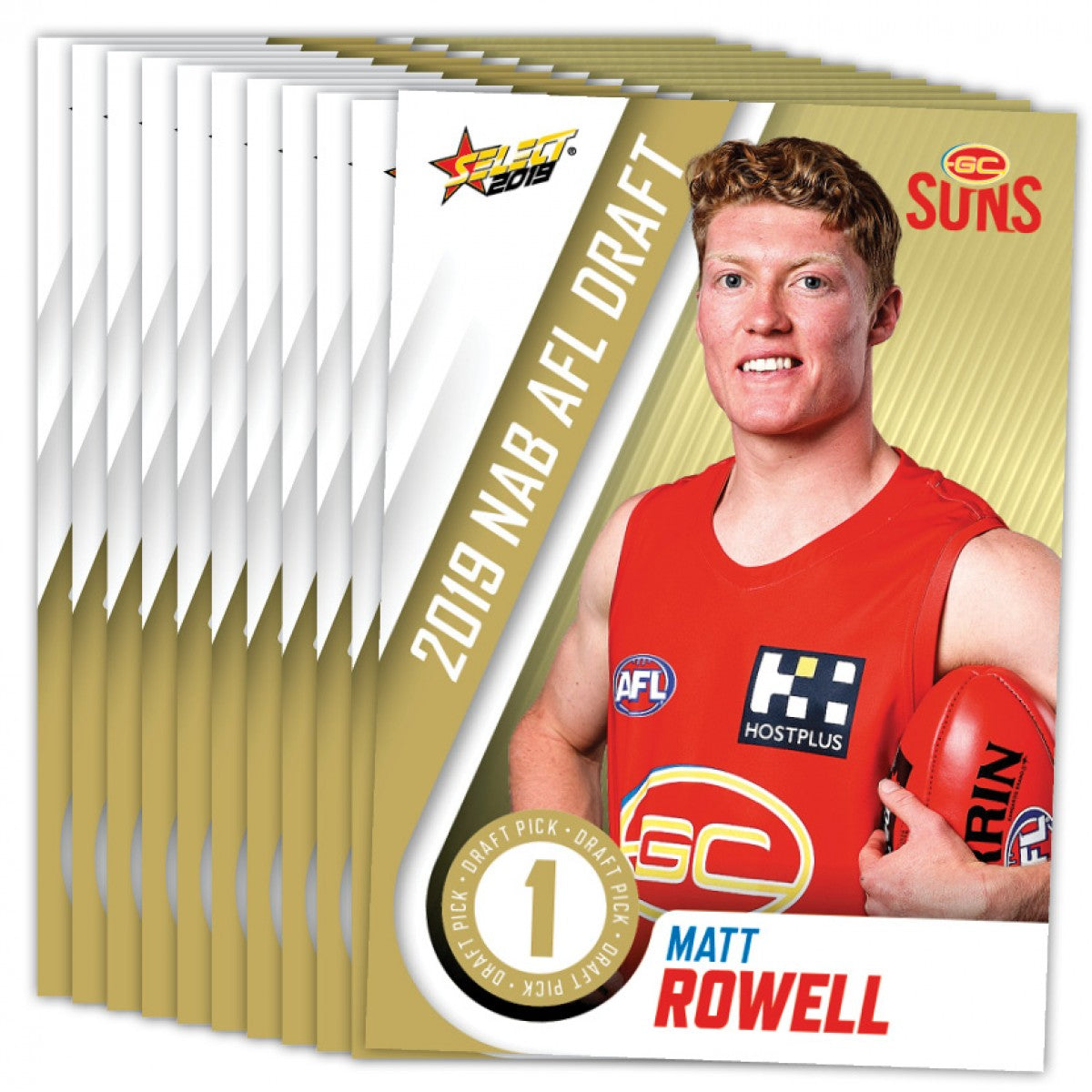 2019 TOP 10 DRAFT PICKS - FULL SET