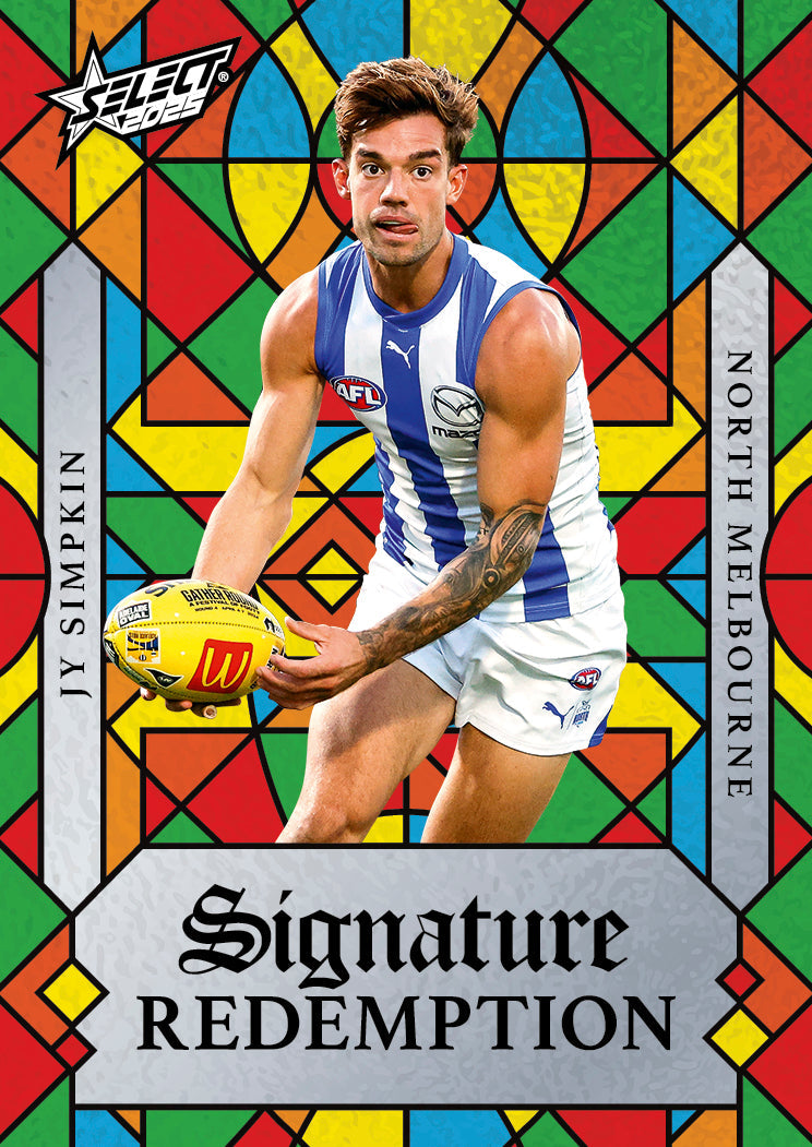 2025 AFL Footy Stars Luminous Myriad Signature Redemption Submission
