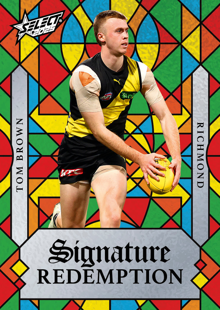 2025 AFL Footy Stars Luminous Myriad Signature Redemption Submission