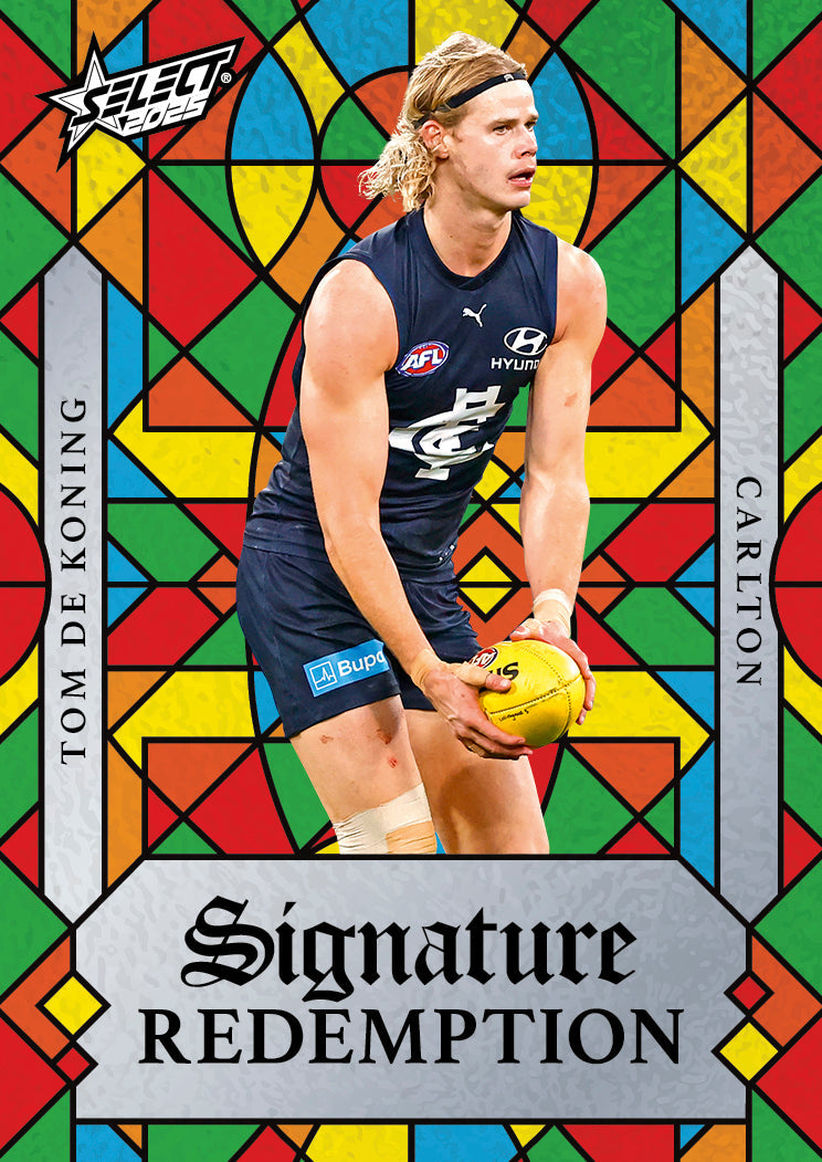2025 AFL Footy Stars Luminous Myriad Signature Redemption Submission