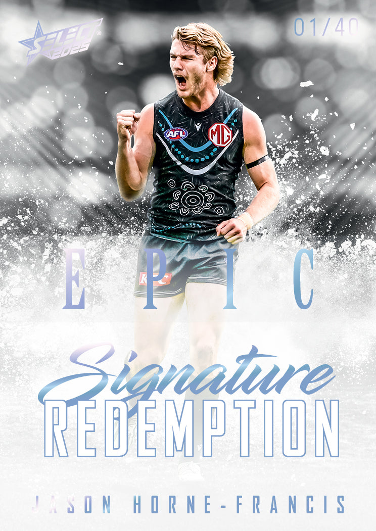 2025 AFL Footy Stars Hobby EPIC Black Signature Redemption Submission