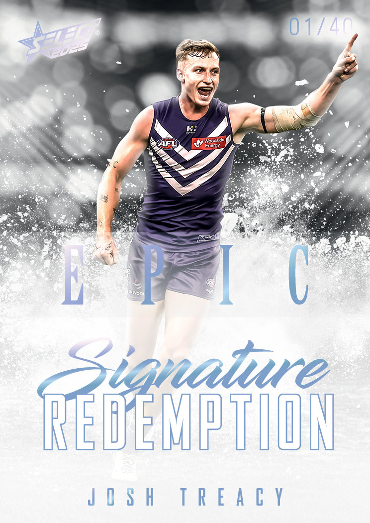 2025 AFL Footy Stars Hobby EPIC Black Signature Redemption Submission