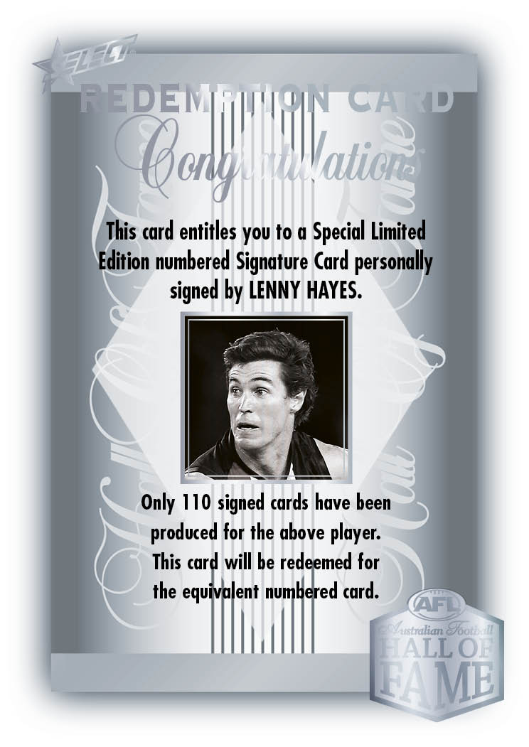 2024 AFL Legacy Ultimate Redemptions Submission (Hall of Fame Signatures)