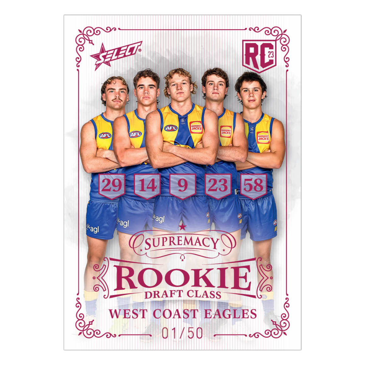 2023 AFL Supremacy Rookies Draft Class Redemptions Submission