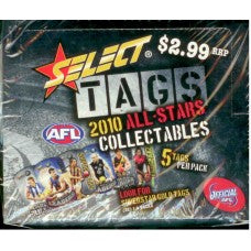 2010 AFL Stars Tags Sealed Box (36 Packs)