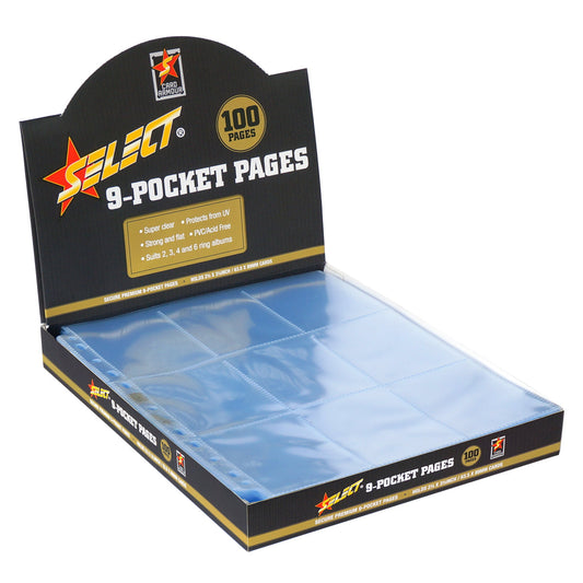 9 Pocket Card Pages (100 pk) for Albums