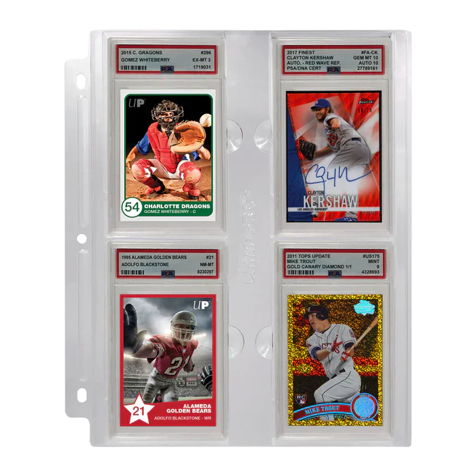Ultra Pro 4-Pocket Page (1ct) for Graded PSA Slabs