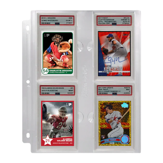 Ultra Pro 4-Pocket Page (1ct) for Graded PSA Slabs