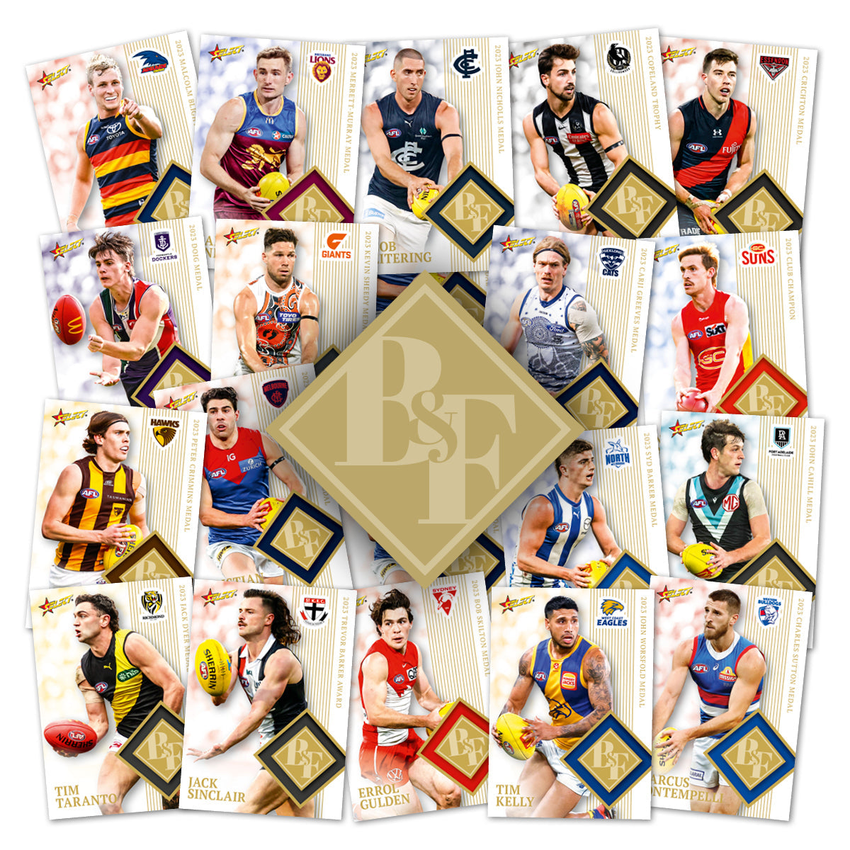 2023 AFL Club Best & Fairest Cards