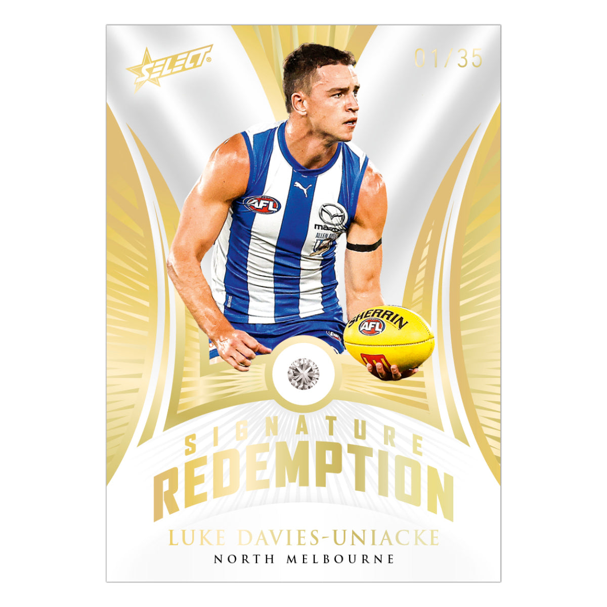2023 AFL GEM Football Diamond Signature Redemptions Submission
