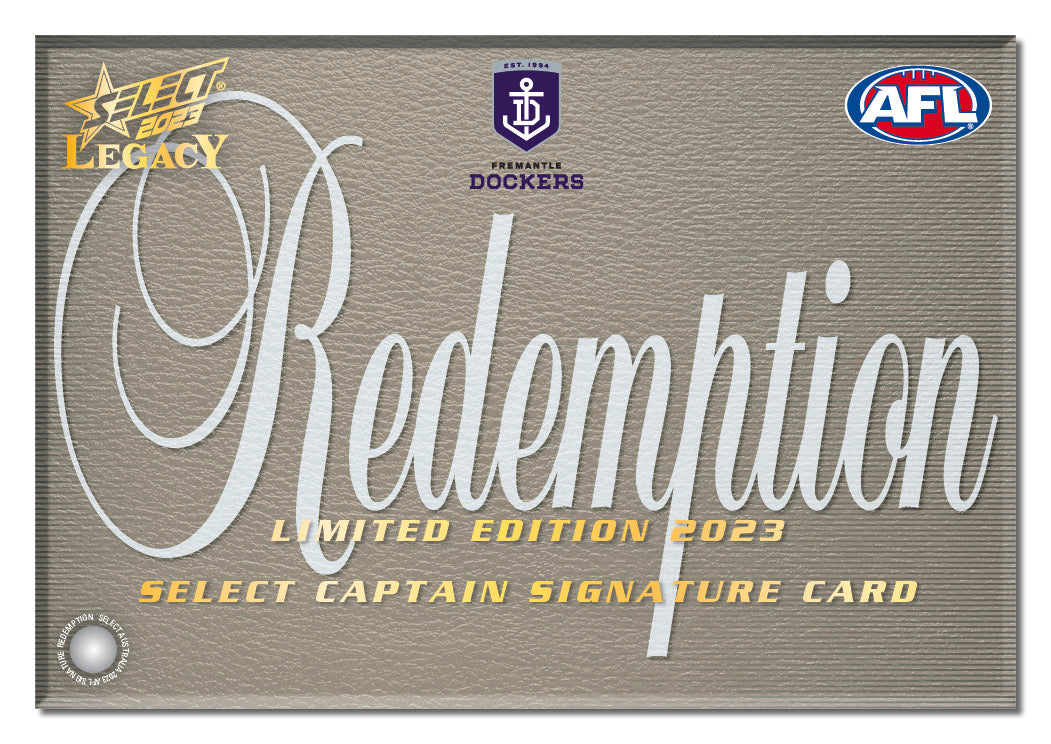 2023 AFL Legacy Redemptions Submission