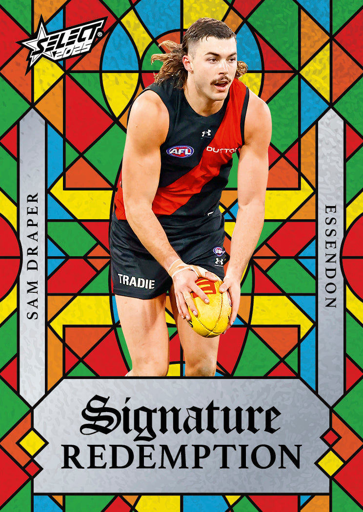 2025 AFL Footy Stars Luminous Myriad Signature Redemption Submission