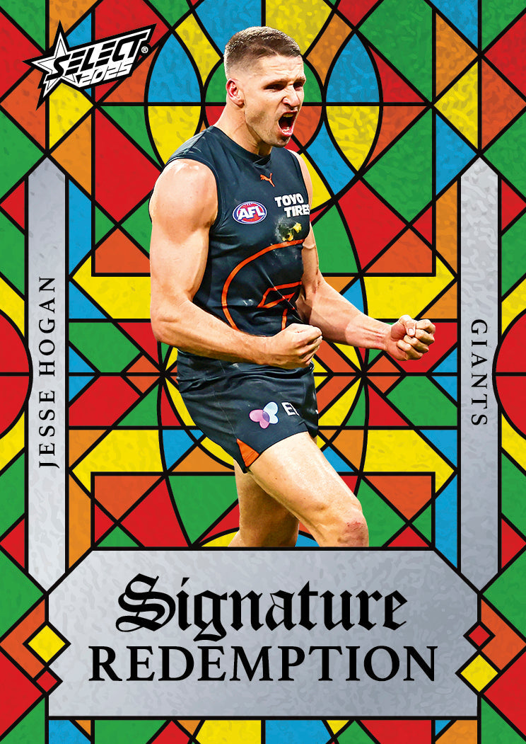 2025 AFL Footy Stars Luminous Myriad Signature Redemption Submission