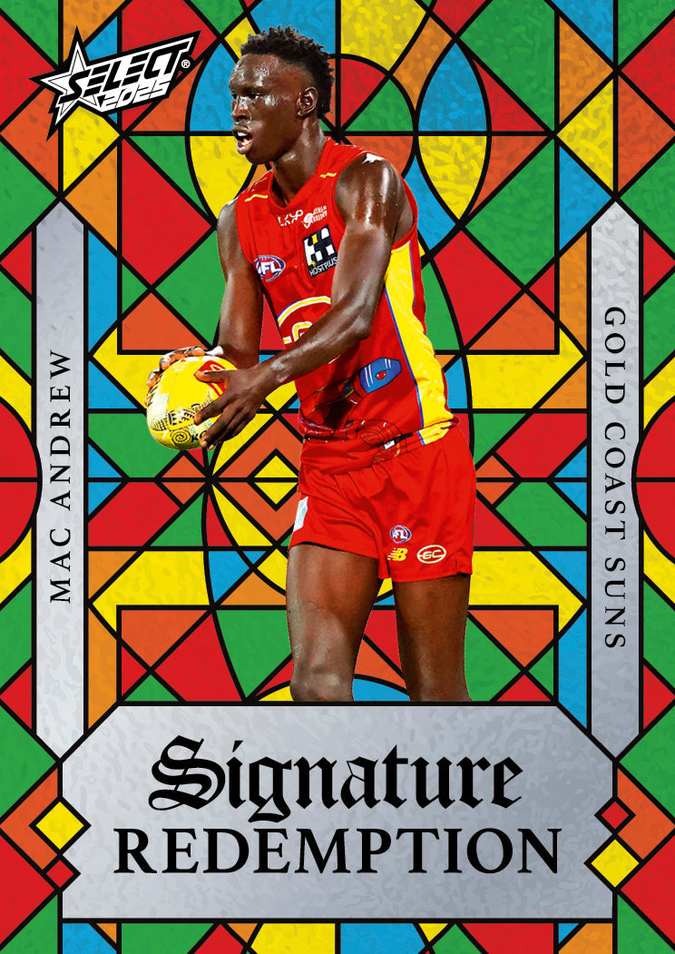 2025 AFL Footy Stars Luminous Myriad Signature Redemption Submission
