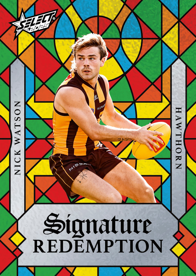 2025 AFL Footy Stars Luminous Myriad Signature Redemption Submission