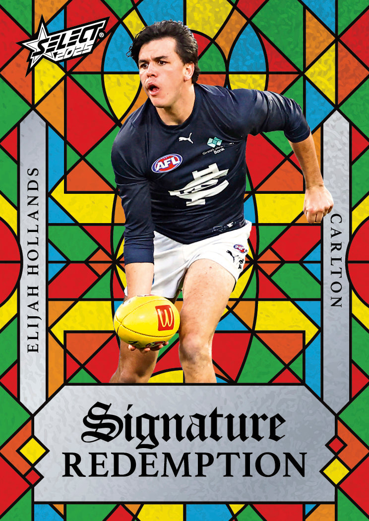 2025 AFL Footy Stars Luminous Myriad Signature Redemption Submission
