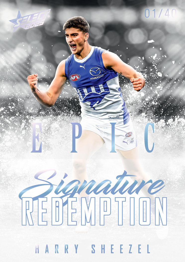 2025 AFL Footy Stars Hobby EPIC Black Signature Redemption Submission