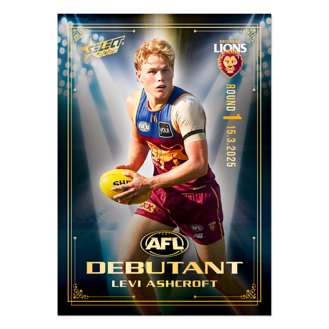 Official AFL 2025 Debutant Collector Cards