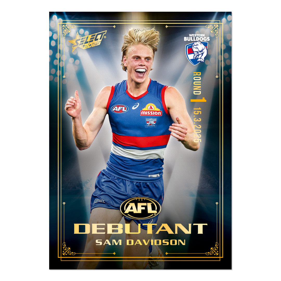 Official AFL 2025 Debutant Collector Cards