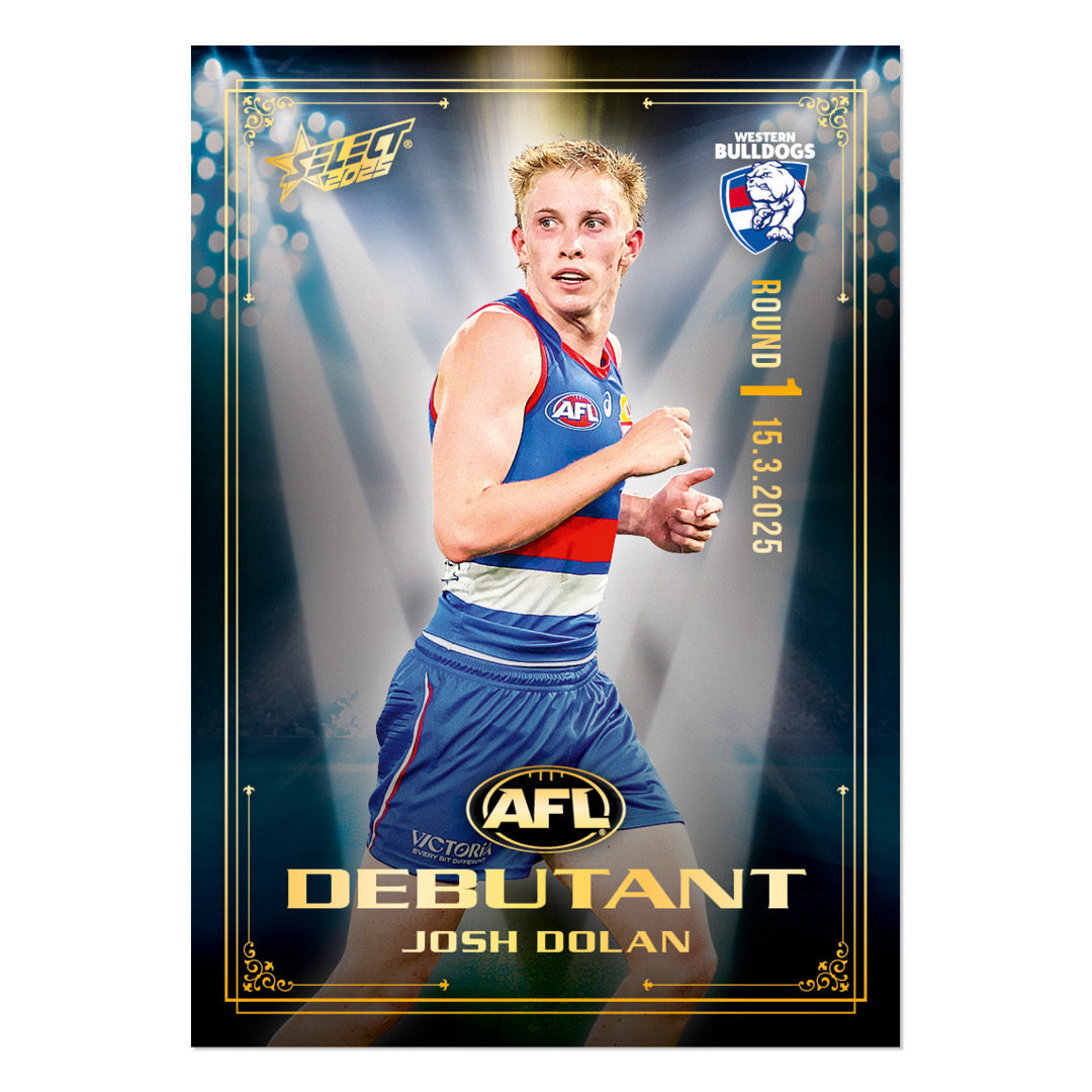 Official AFL 2025 Debutant Collector Cards
