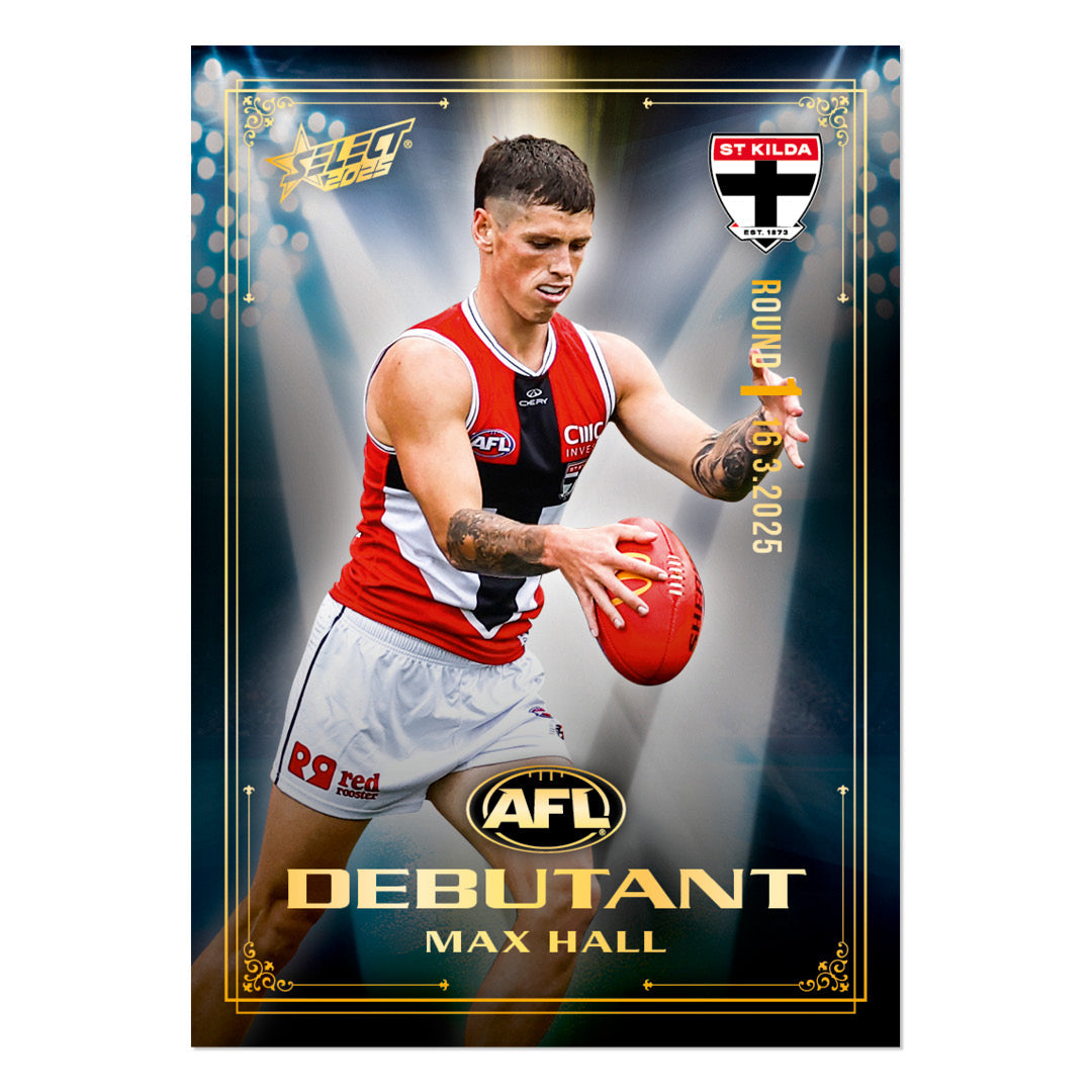 Official AFL 2025 Debutant Collector Cards