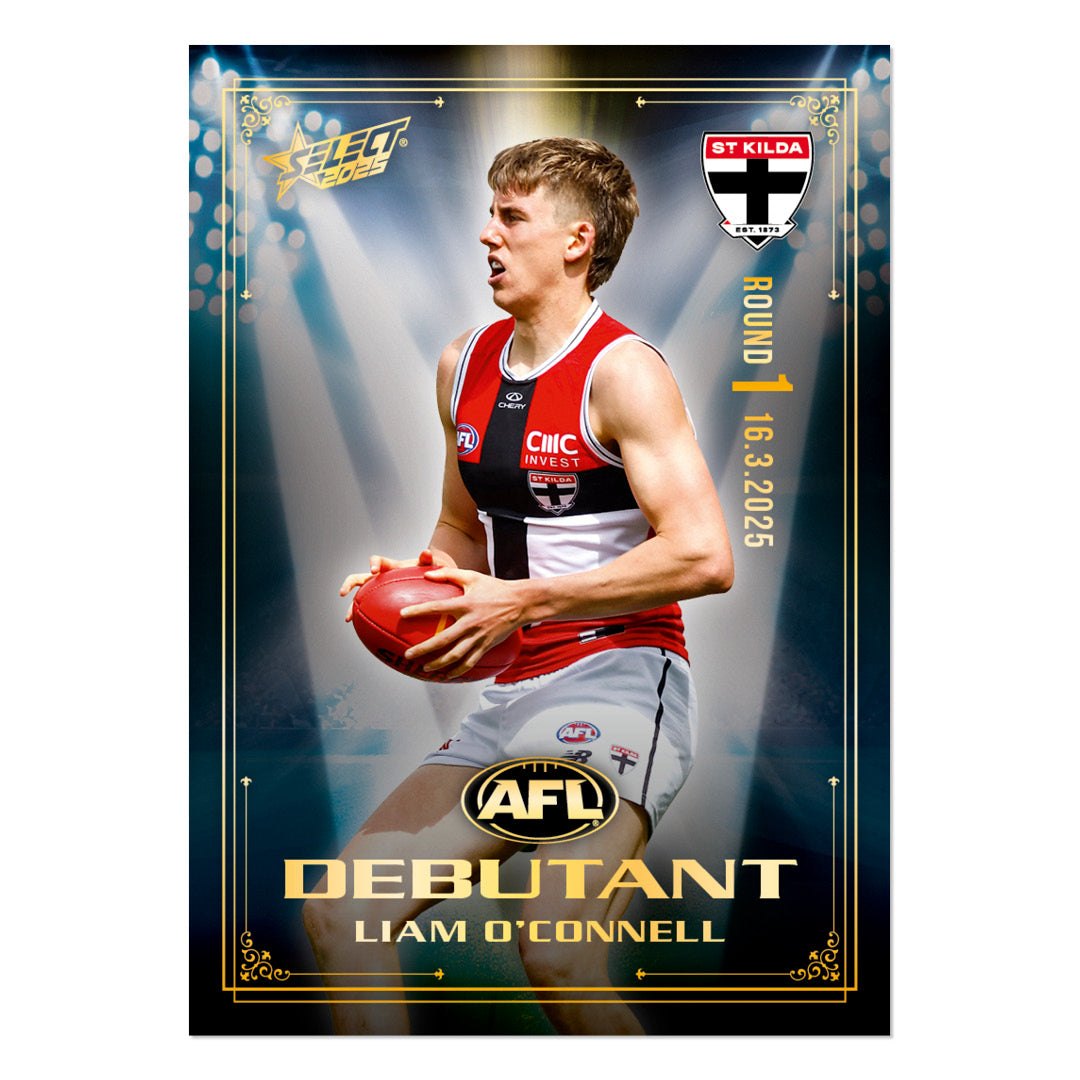 Official AFL 2025 Debutant Collector Cards