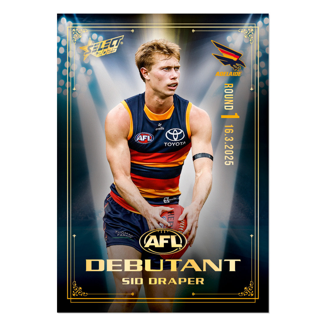 Official AFL 2025 Debutant Collector Cards