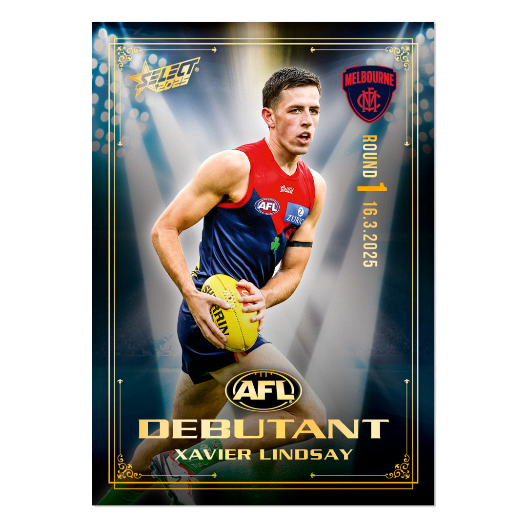 Official AFL 2025 Debutant Collector Cards
