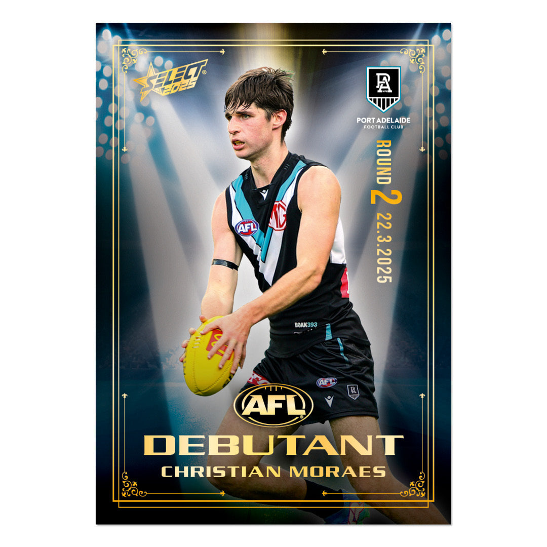 Official AFL 2025 Debutant Collector Cards