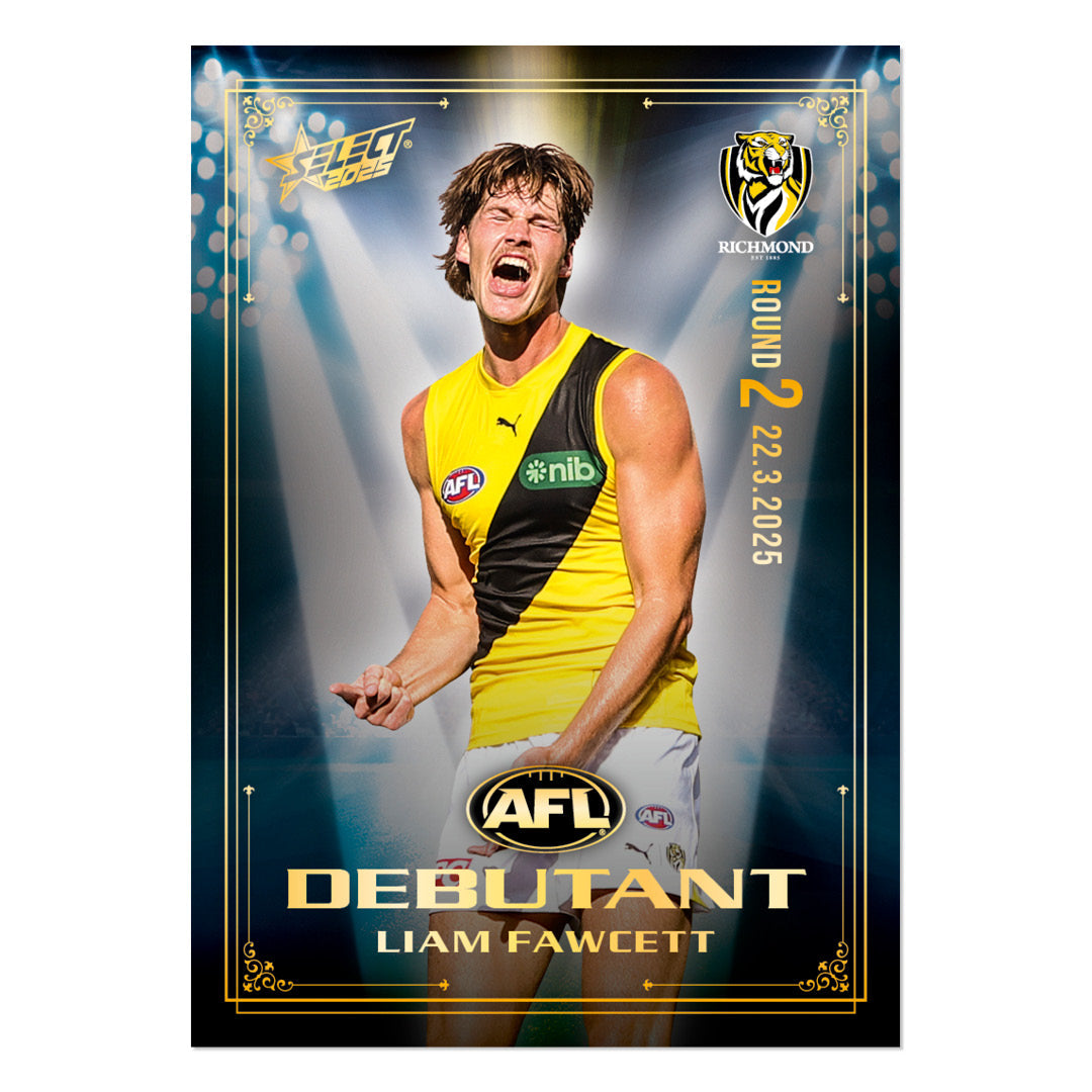 Official AFL 2025 Debutant Collector Cards