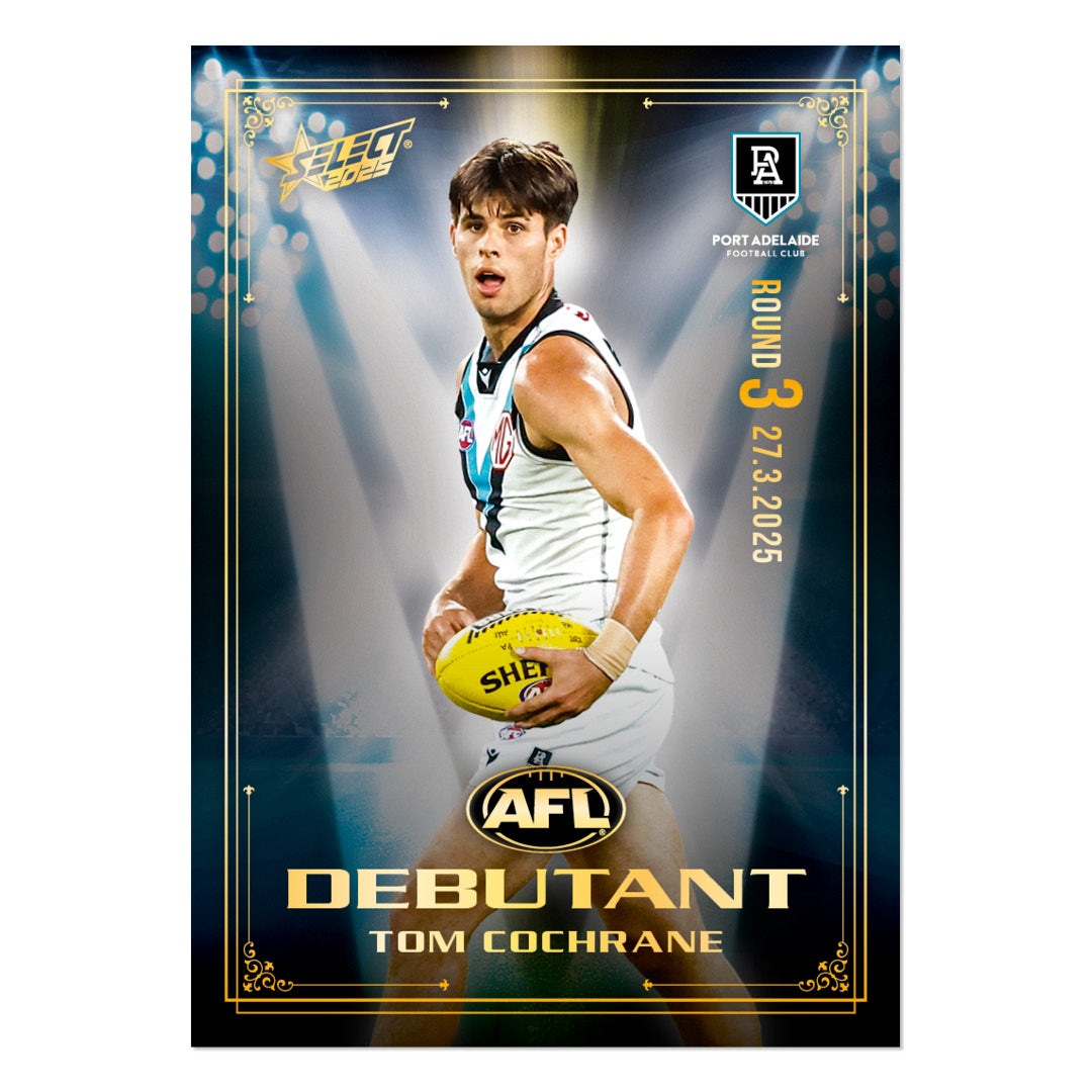 Official AFL 2025 Debutant Collector Cards