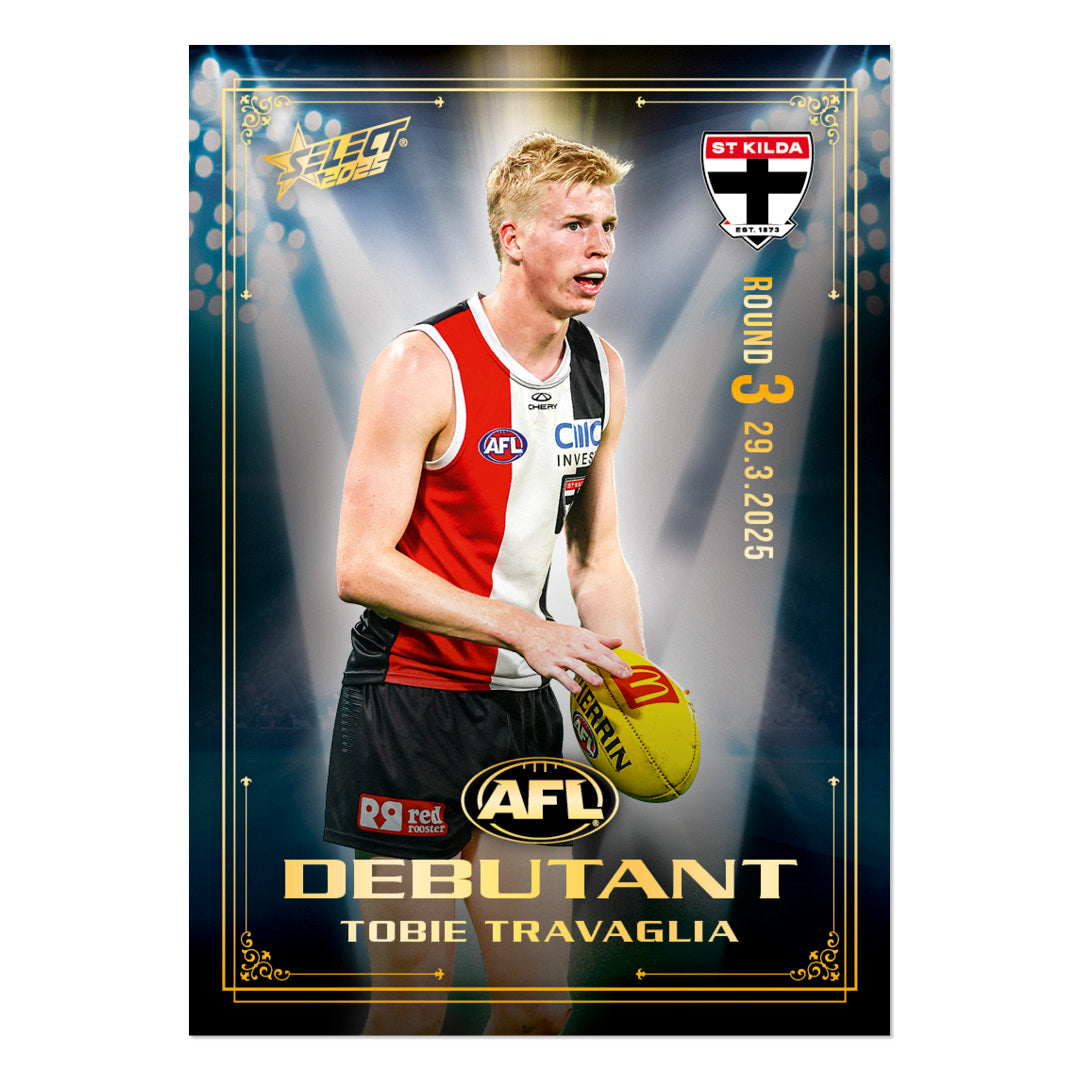 Official AFL 2025 Debutant Collector Cards