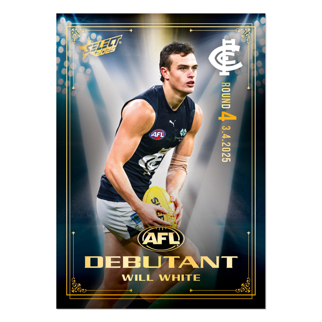 Official AFL 2025 Debutant Collector Cards
