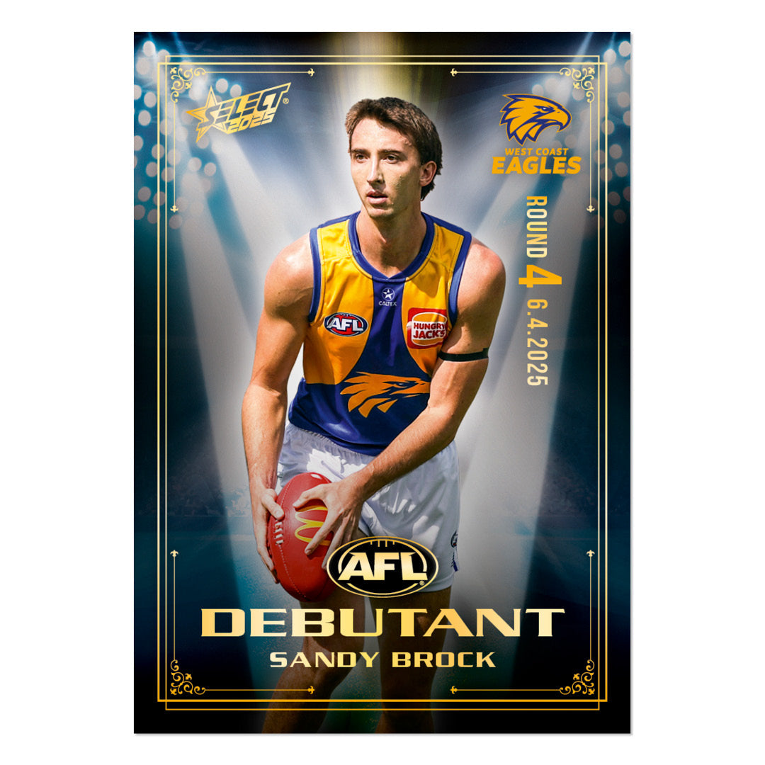 Official AFL 2025 Debutant Collector Cards