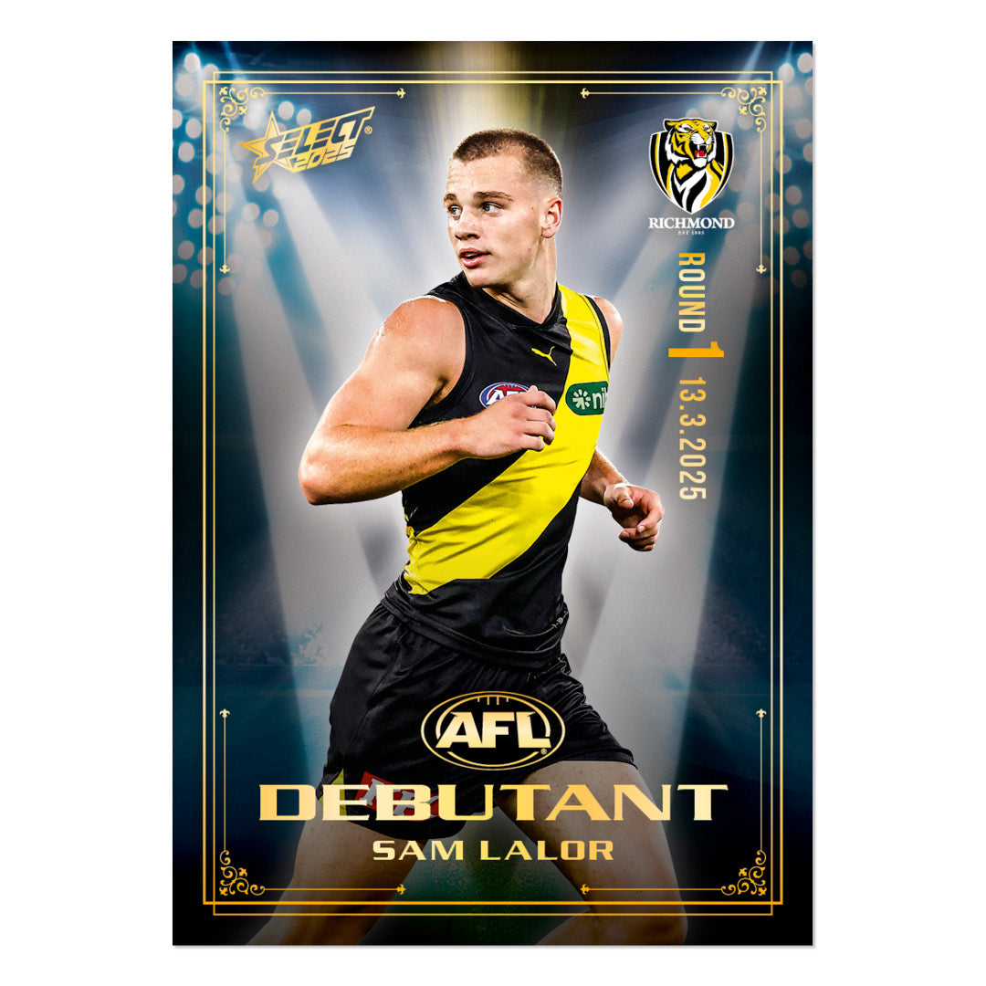 Official AFL 2025 Debutant Collector Cards