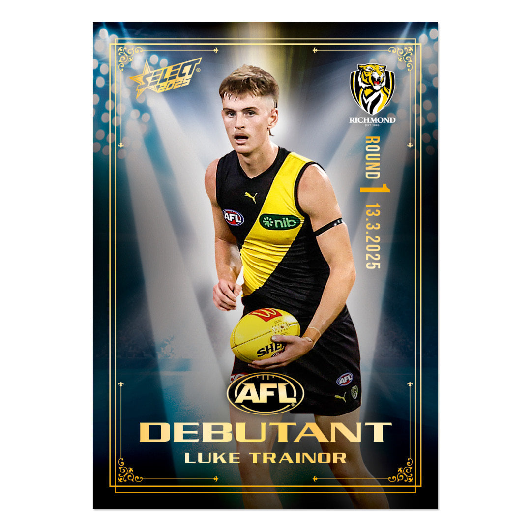 Official AFL 2025 Debutant Collector Cards