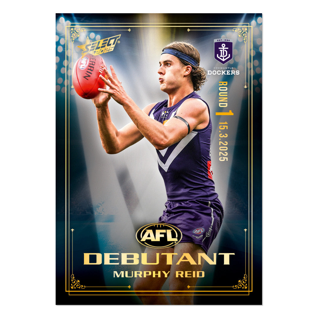 Official AFL 2025 Debutant Collector Cards