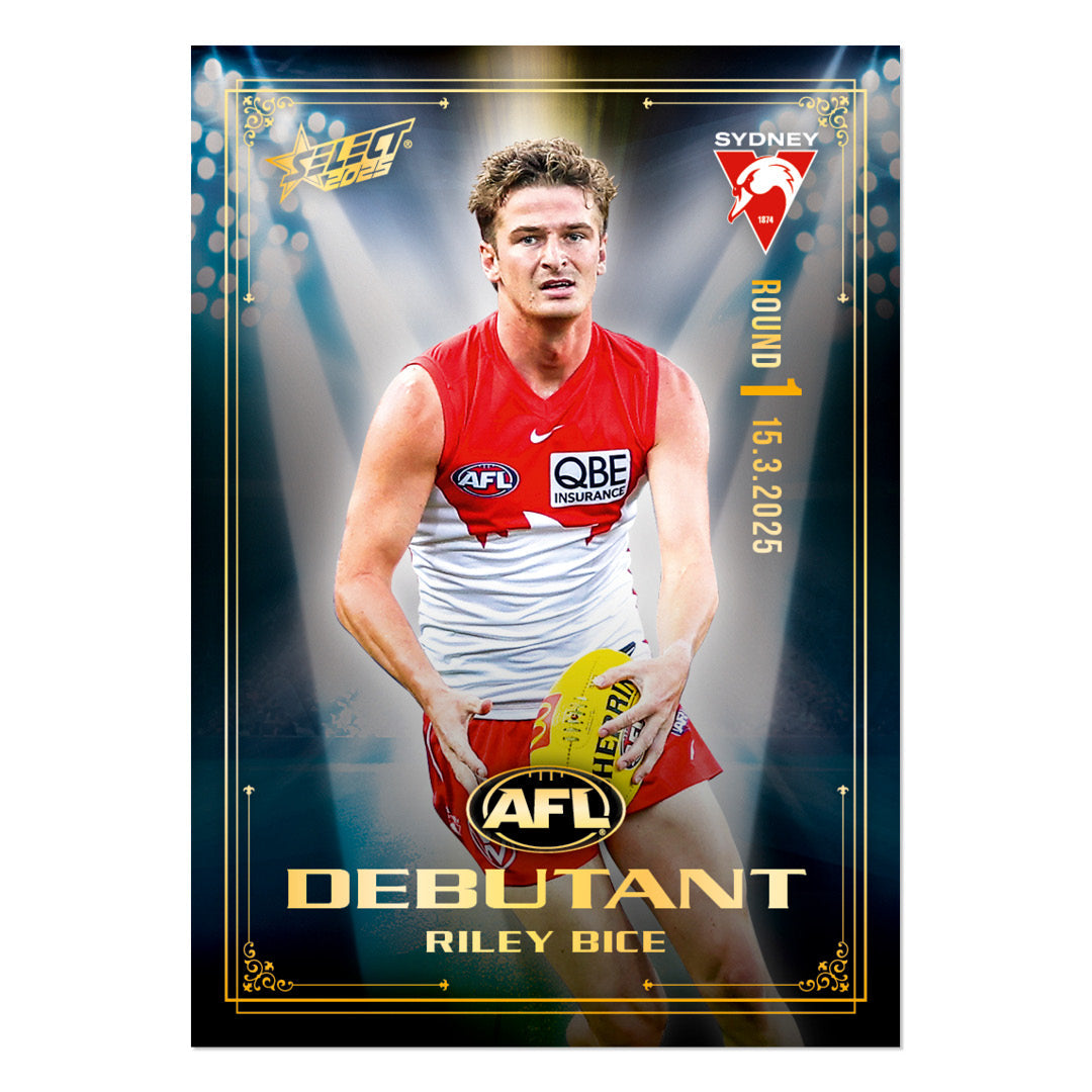 Official AFL 2025 Debutant Collector Cards