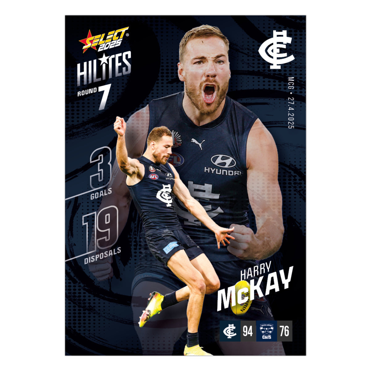 2025 AFL Hilites & Rising Star Cards