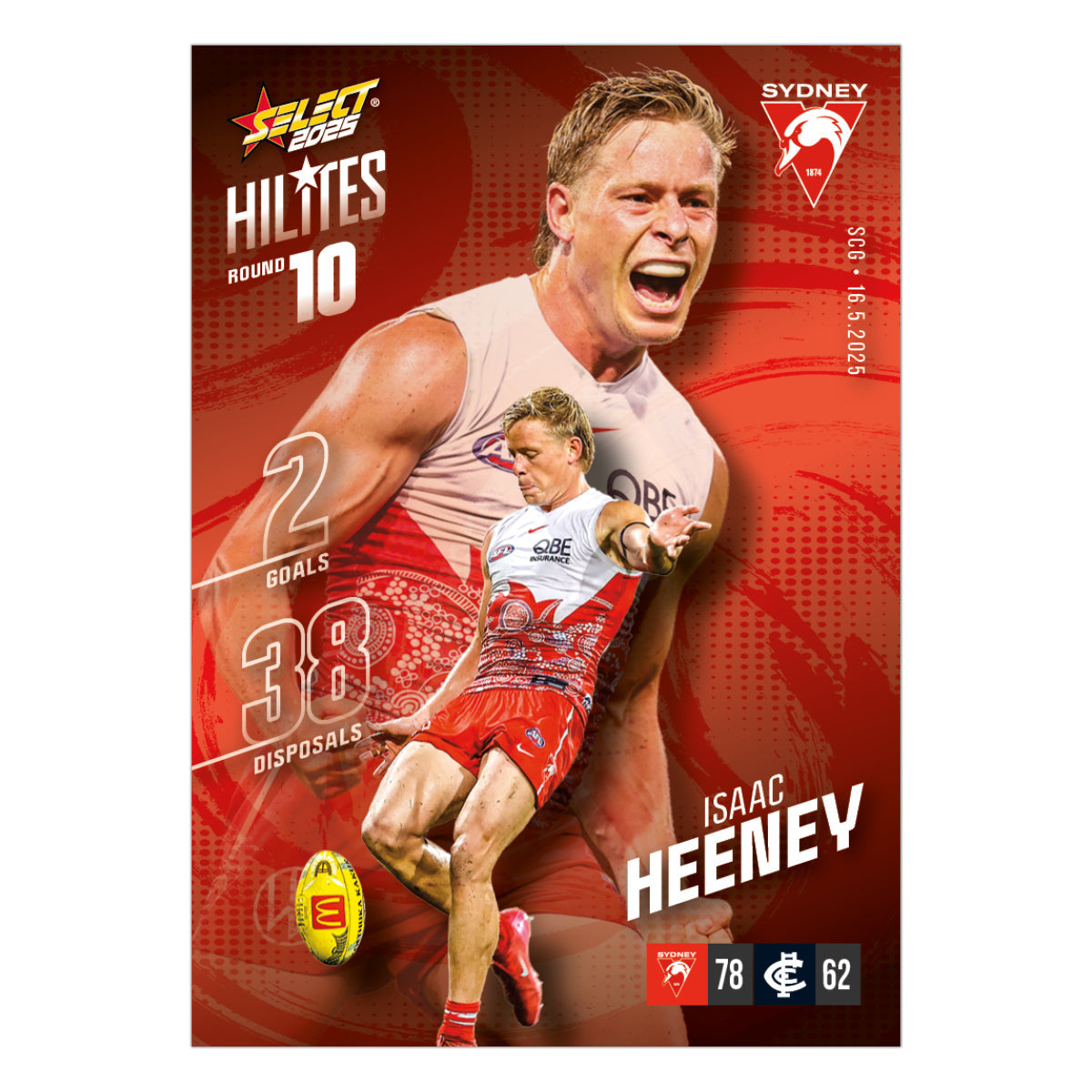 2025 AFL Hilites & Rising Star Cards
