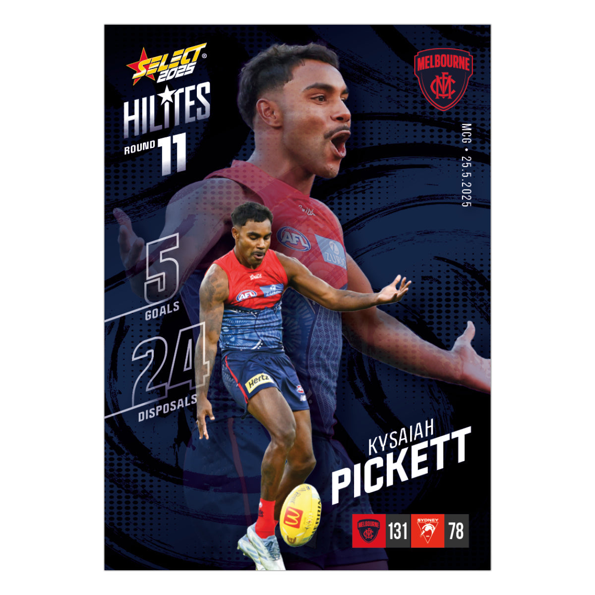 2025 AFL Hilites & Rising Star Cards
