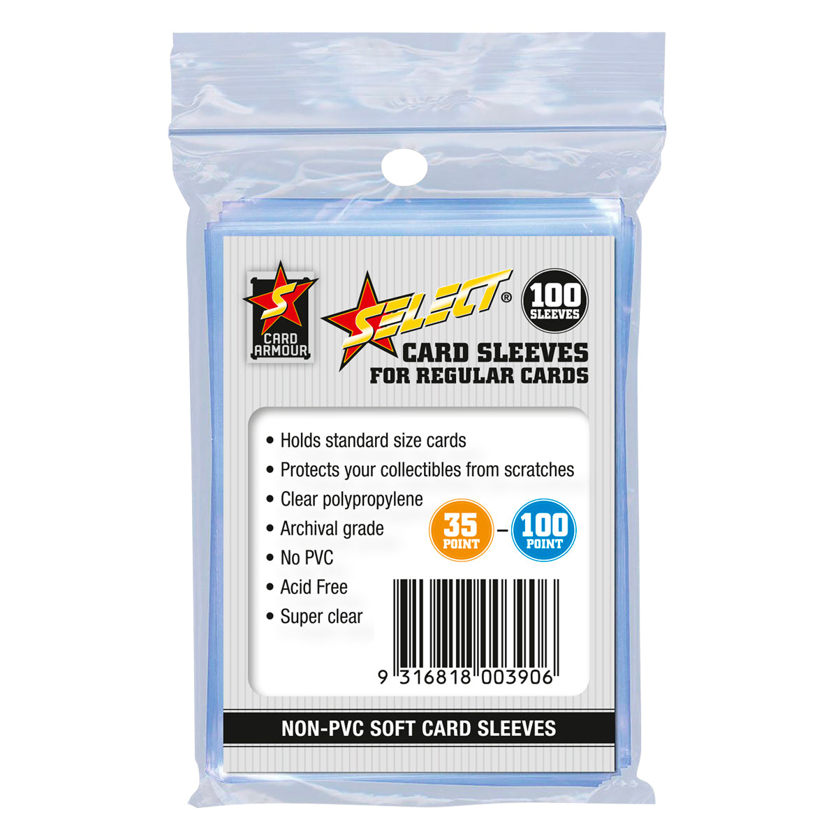 Regular Card Sleeves (100 Pack)