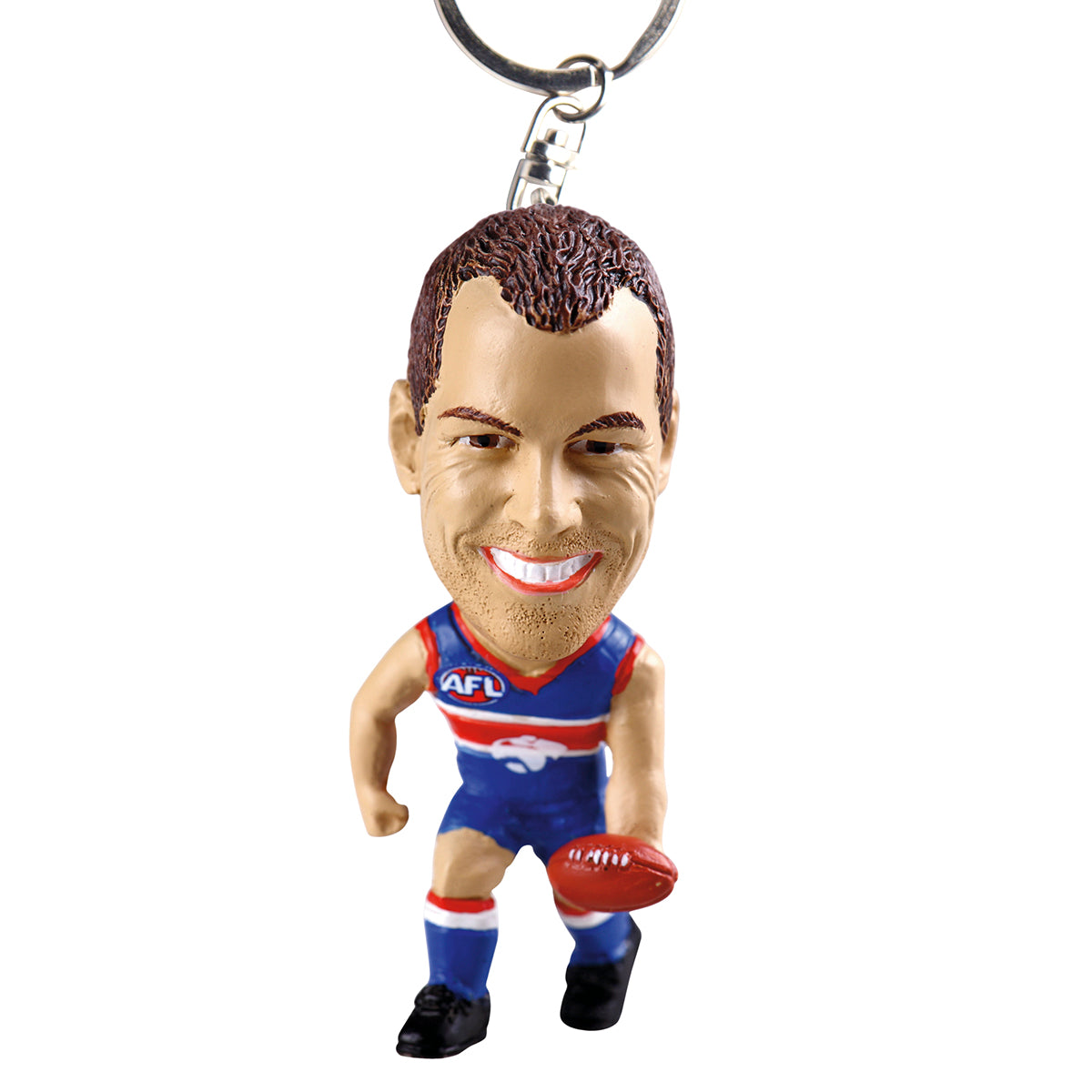 AFL Brad Johnson All-Star Keyring - Western Bulldogs