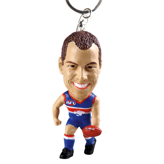 AFL Brad Johnson All-Star Keyring - Western Bulldogs