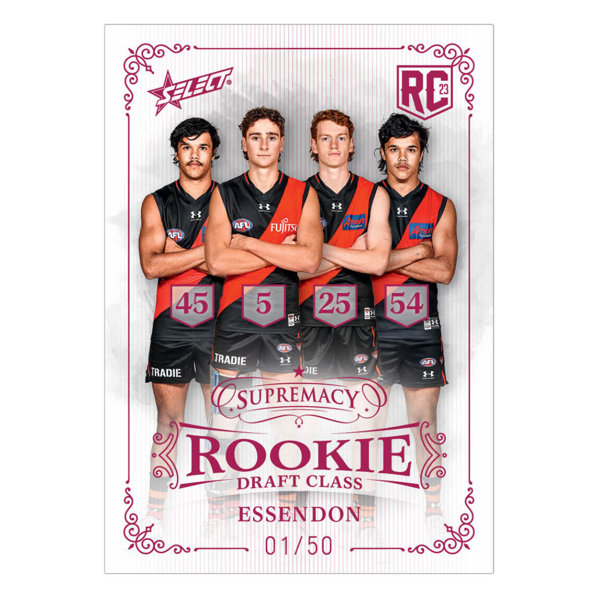 2023 AFL Supremacy Rookies Draft Class Redemptions Submission