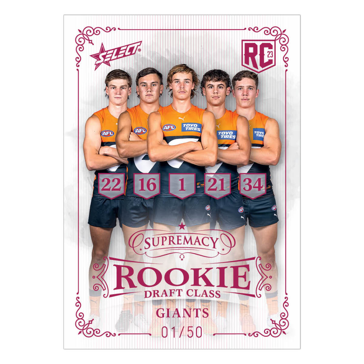 2023 AFL Supremacy Rookies Draft Class Redemptions Submission